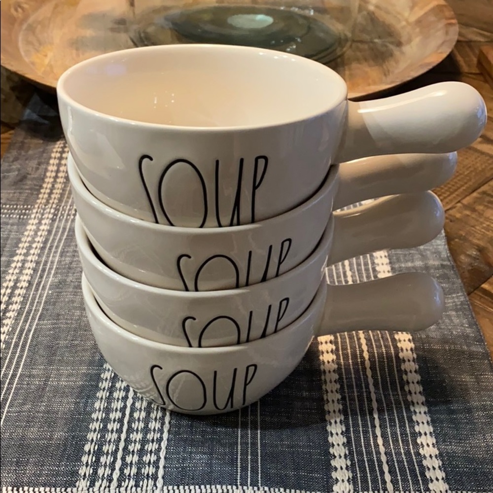 Rae Dunn (set of 4) Soup Bowls